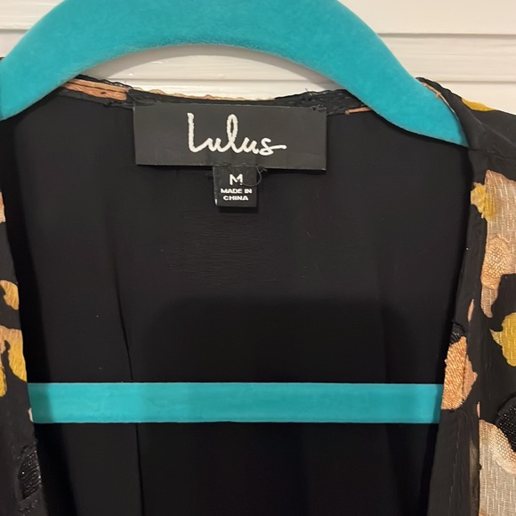 Lulus floral wrap maxi dres - Picture 3 of 4